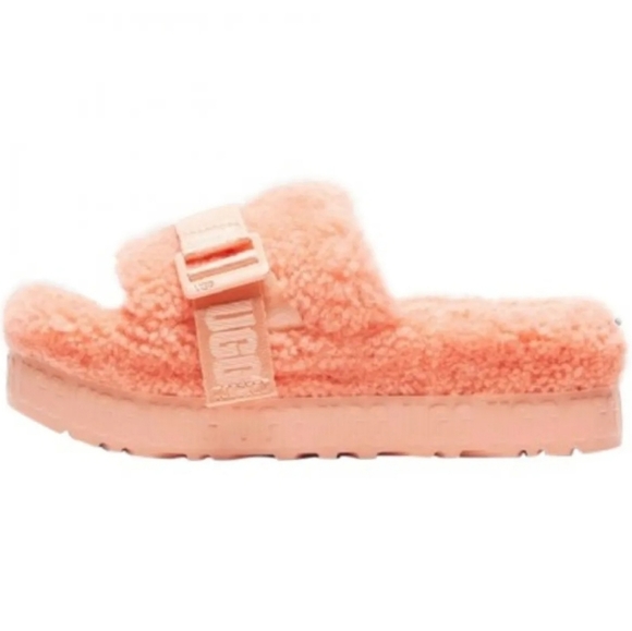 UGG Shoes - Ugg | NWOT Oh Fluffita Platform Slippers Slide Sandals Beverly Pink Sz 8